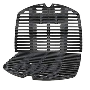 Denmay 7645 Gietijzeren Kookroosters voor Weber Q200, Q220, Q2000-serie, Q2400 Gasgrill, Grill-onderdelen Grillroosters…