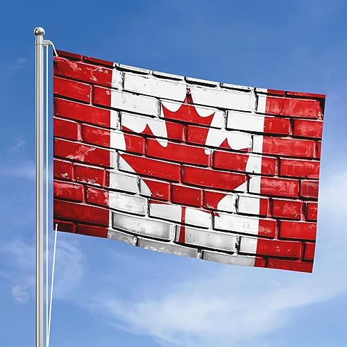 Drapeau canadien de jardin 120x180 cm bannière extérieure en polyester
