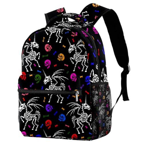 Sac à dos d'école squelette robuste contre le mal de dos des adolescents