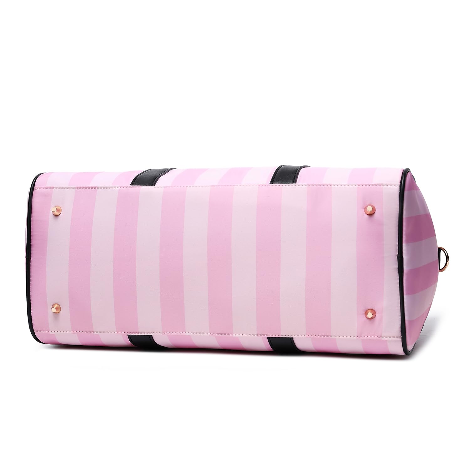 Victorias Secret Bolsos para mujeres, bolsos de lona, bolsos con cremallera de gran capacidad, bolsos de viaje para escuelas de trabajo (negro)（Rosado）