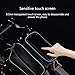 Mountain Bike Front Top Tube Pouches Pannier Phone Mount Holder Handlebar Bag With Touch Screens Cell Phone Bag Holder Bike Front Frame Bag Large Capacity Mountain Bike Front Top Tube Pouch Pannier