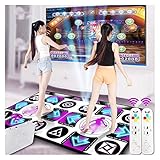  RKRXDH Tanz-Pads Mats for TV-PC Computer-Führer Doppeltanzmatte Wireless-Controll Spiele Yoga-Matten Fitness Wireless Tanzmatte
