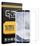 Samsung Galaxy S8 Plus Screen Protector,Iseason Full Coverage HD Anti-Bubble Tempered Glass Screen Protector (2 Pack)