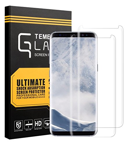 XUZOU 92806 Samsung Galaxy S8 Plus Full Coverage HD Anti-Bubble Tempered Glass Screen Protector - 2 Piece