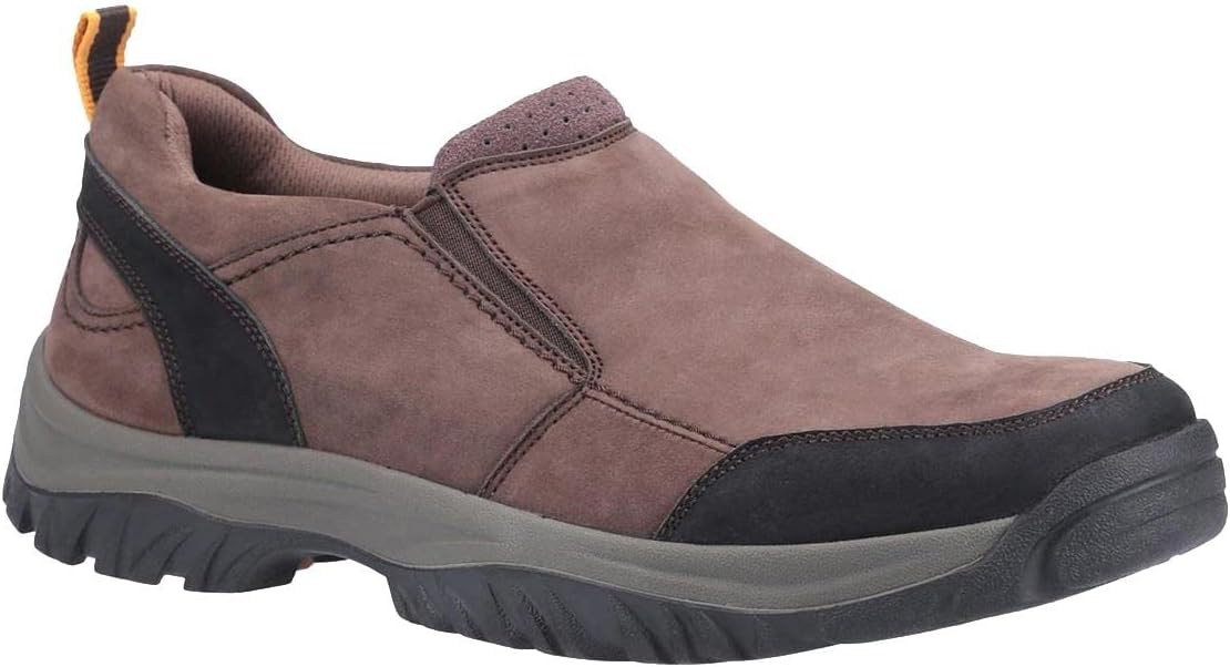 Cotswold Mens Boxwell Nubuck Leather Hiking Shoe (9) (Brown)