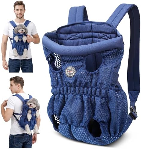 ALLSOPETS Mochila para Perros Pequeños y Medianos – Transportín P...