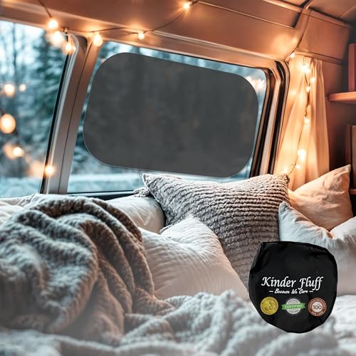 Image of Car Window Shades - Certified 99.79% UVA & 99.95% UVB sun protection. Award winning car sun shade for side windows. 4 Pack (2 Transparency options) 25" x 16" -window shade for car baby by Kinder Fluff