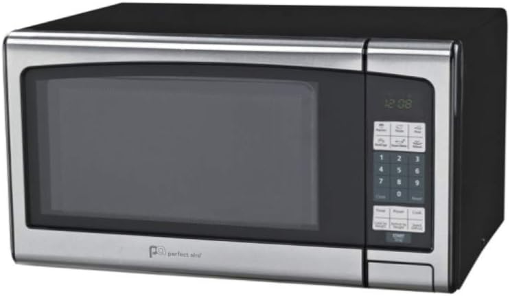 PerfectAire 1.1 cu. ft. Black/Silver Microwave 1000 watt