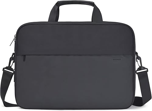 Bolsa para laptop para hombres de 15.6 pulgadas, bolsa para computadora para mujer, funda delgada para laptop, maletín para viajes, negocios,