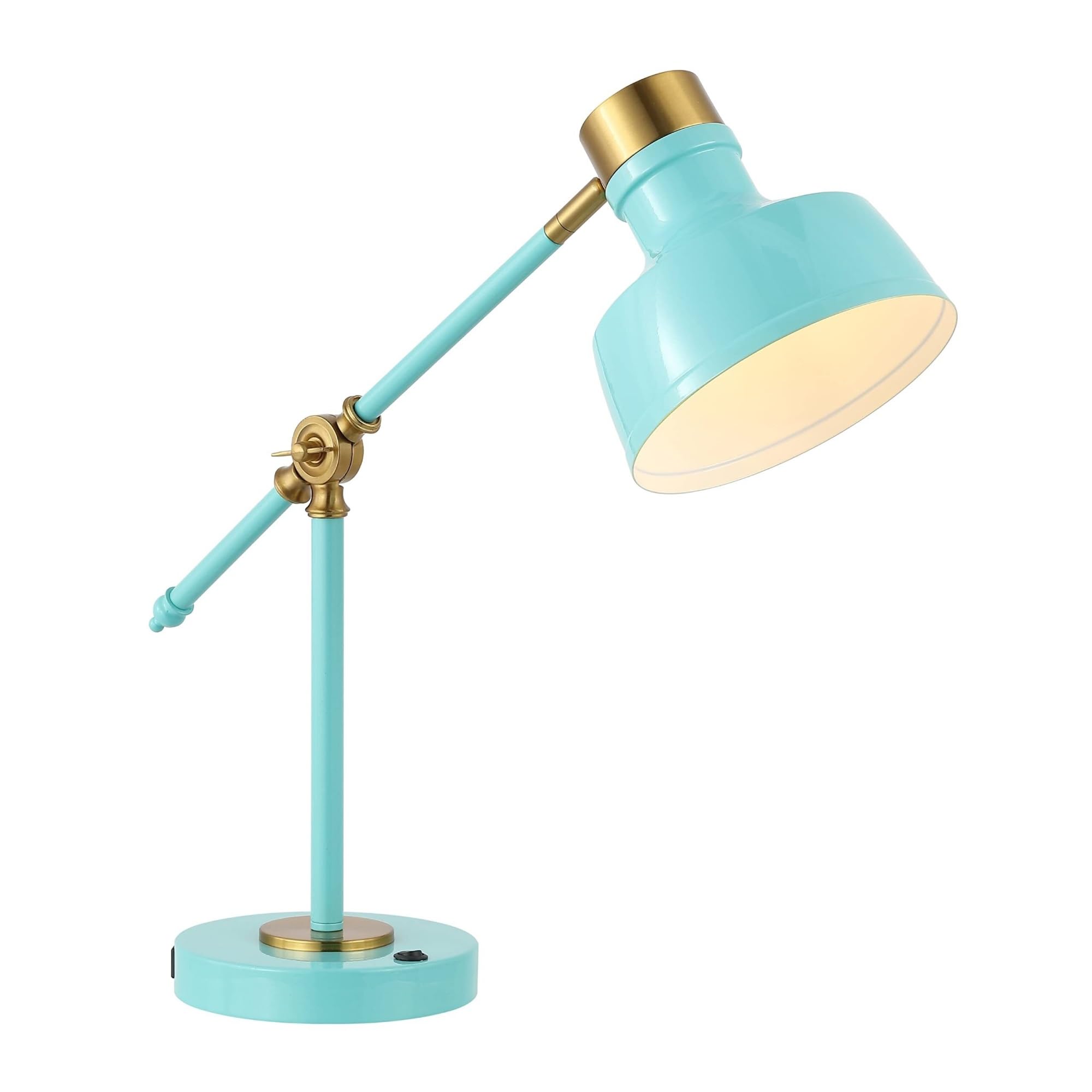 18.5" Adjustable Cantilever LED Desk Lamp with USB Charging 