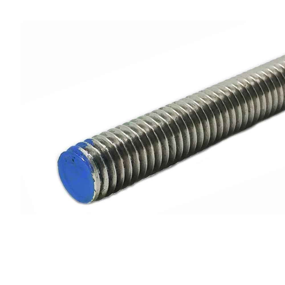 1"-8 TPI x 19 inches, 304 Stainless Steel Fully Threaded Rod