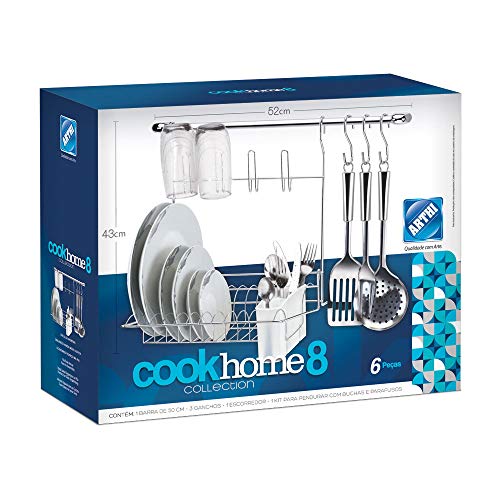 Cook Home 8,52cm, Cromado, Arthi