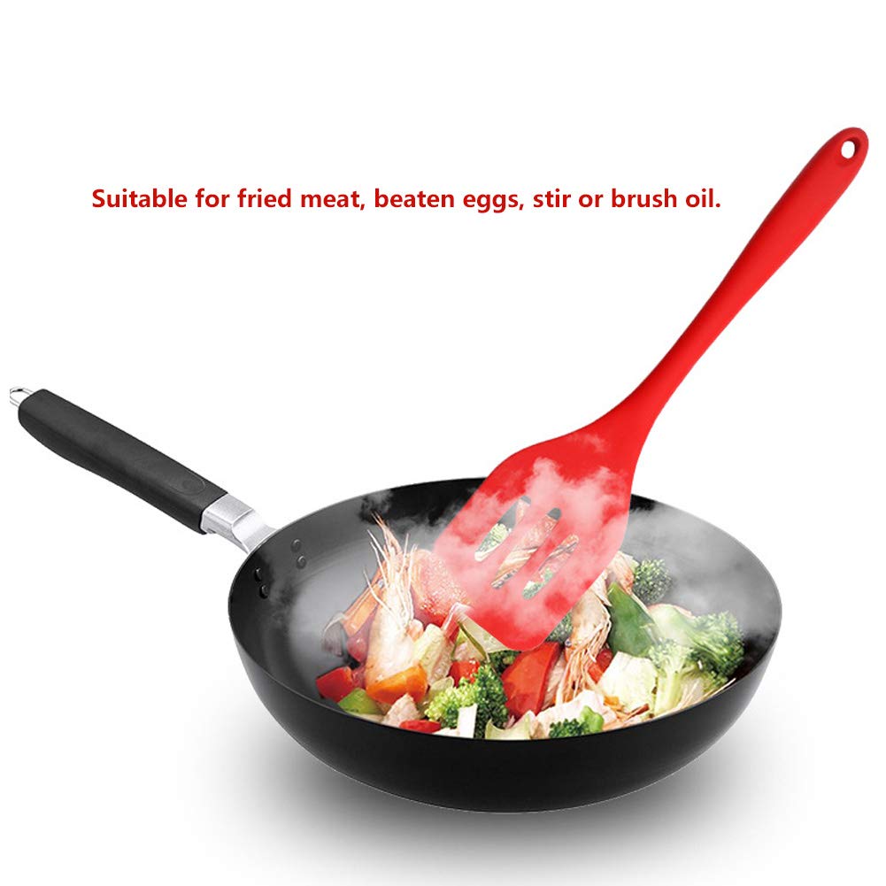 5-teiliges Küchenutensilien-Set zum Kochen, Silikon, Küchenutensilien, Spatel, Schaufel, Schneebesen, Bürste, Kochutensilien-Set, Kochutensilien-Set
