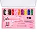 Sumind Snap Buttons Plastic Snap Fastener Kit and Snap Pliers Hand-held Tools with Storage Case, 150 Sets, 10 Colors