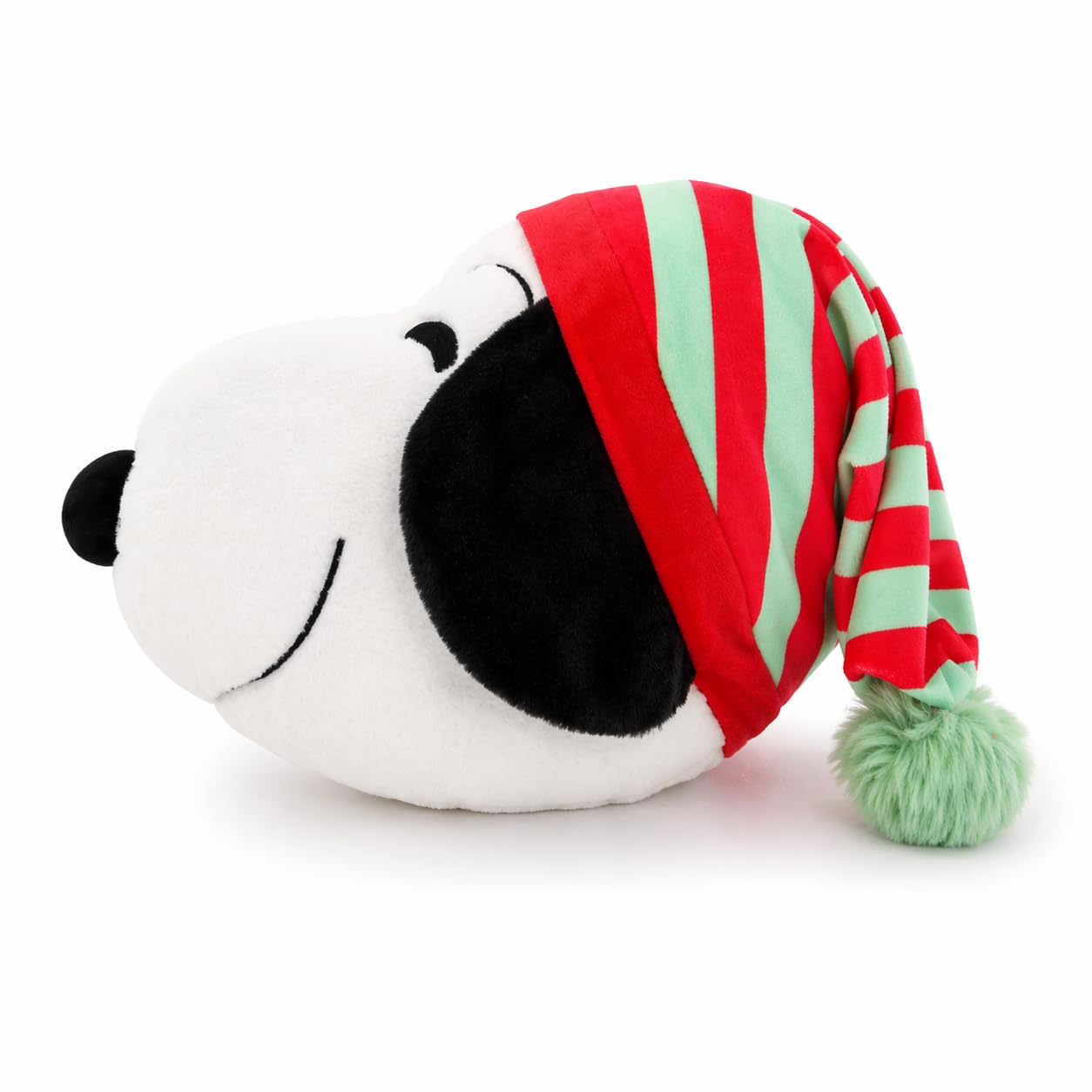 MINISO Snoopy Christmas Party 16in Head Pillow – Soft Plush Cushion, Festive Decorative Pillow for Kids & Home-image-13