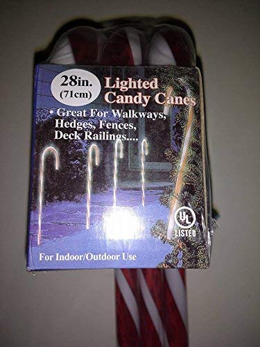 Nantucket Home Lighted Candy Canes 28