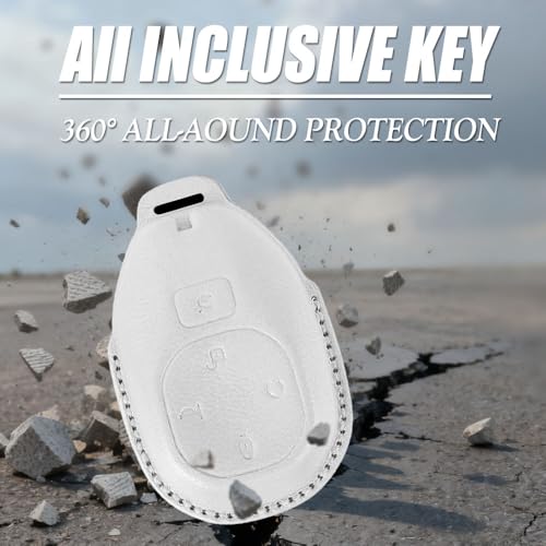 Coque de clé pour GAC GS4 en cuir de chèvre de qualité premium - 7