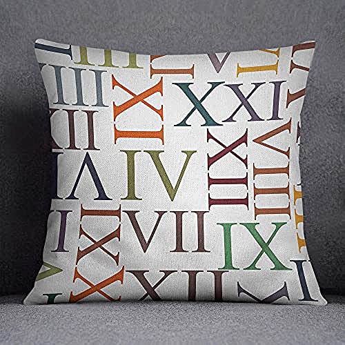 Bonamaison Decorative Cushion Cover, Cotton Polyester, Multicolor, 45X45
