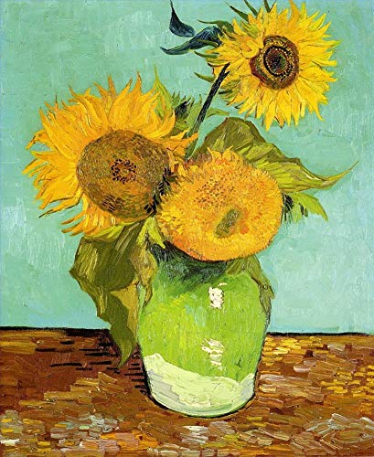 Peintures célèbres Tournesols Van Gogh tableau impressionniste fait main