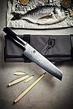 Photo Gallery kai tmm-w18 - coltello e custodia, colore: grigio Photo Gallery kai tmm-w18 - coltello e custodia, colore: grigio