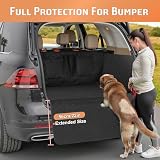 Gimars SUV Cargo Liner Dla Psów, 190 X 105 Cm Wodoodporna I Antypoślizgowa Mata Do Bagażnika Z Klapką Zderzaka I Bocznymi Klapami Ochronnymi, Uniwersalna Do Samochodów SUV, Ciężarówek I Vanów