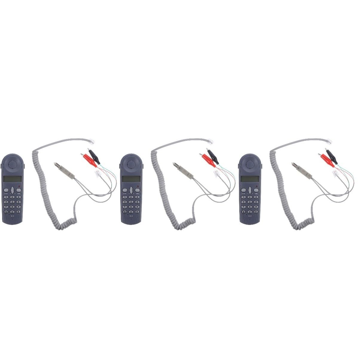 3 Sätze Telefon Testset mit Kupfer und Gummi, 130 G