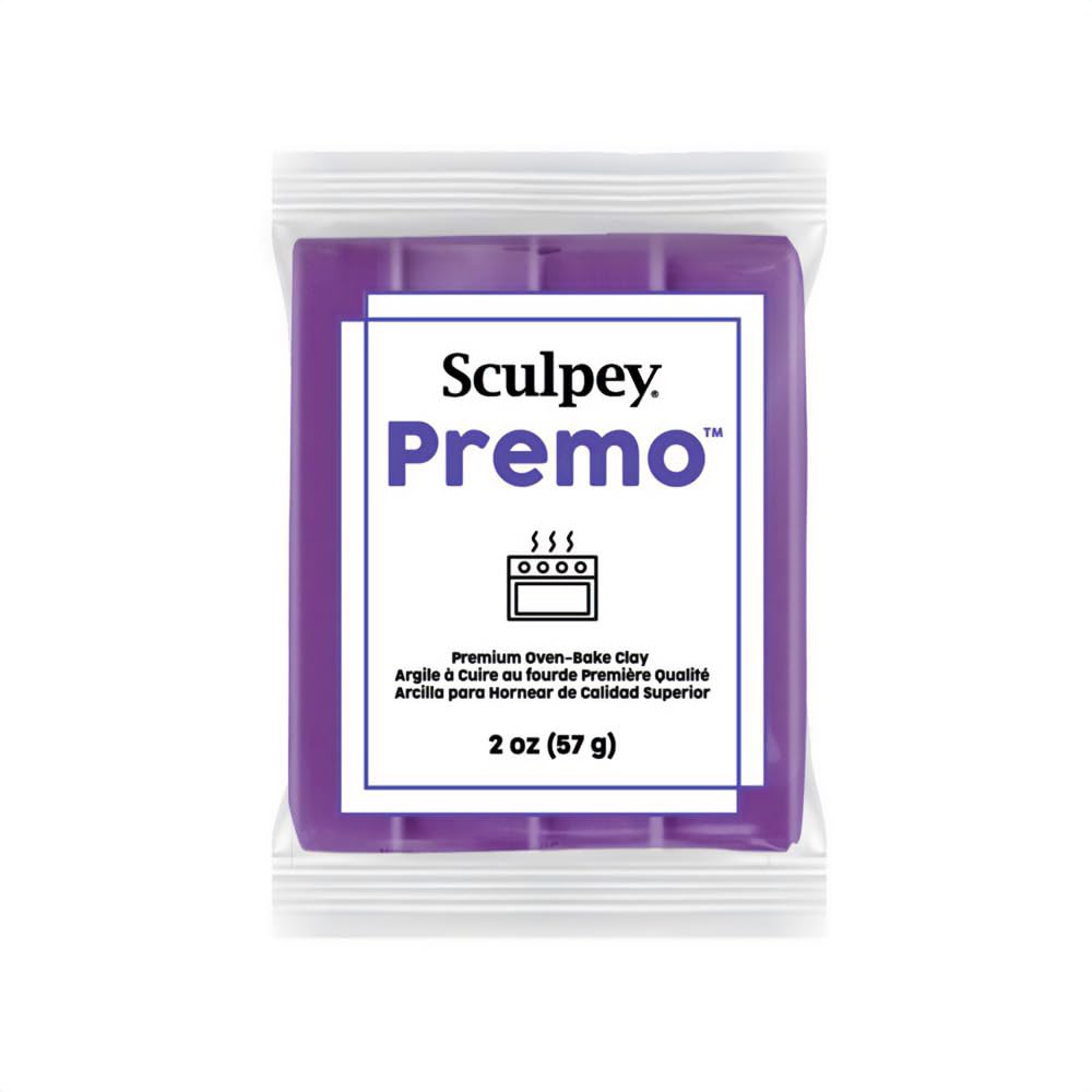 Sculpey Polymer Oven Bake Coloured Modelling Clay 2Oz Purple