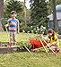 Hearthsong Grow with Me™ Telescoping Garden Tool Set, Adjustable 33”L – 39.5”L Tool Shafts, Shovel, Hoe, Leaf Rake, and Soil Rake Included, Ages 3 and Up