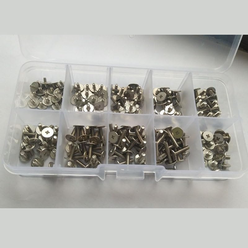 200PCS Phillips Screw Thin head Flat head Small Screws Kit 7mm Thick head M2 M2.5 M3