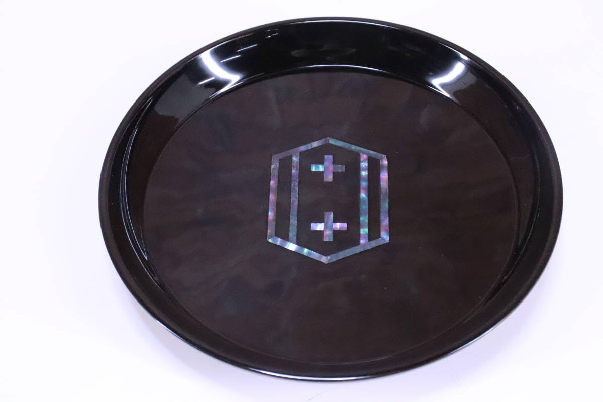 Amazon.co.jp: ! 小皿 皿 螺鈿 器 漆器 詳細不明 長期保管品 箱入り