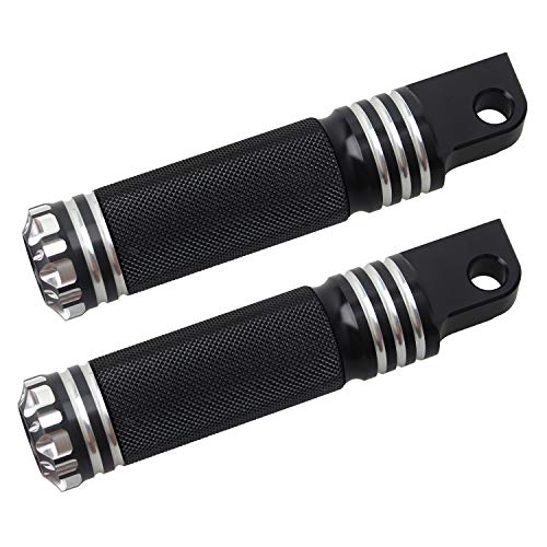 NTHREEAUTO Mounting Footpegs, Male Billet Footrests, Motorcycle Passenger Pedals Compatible with