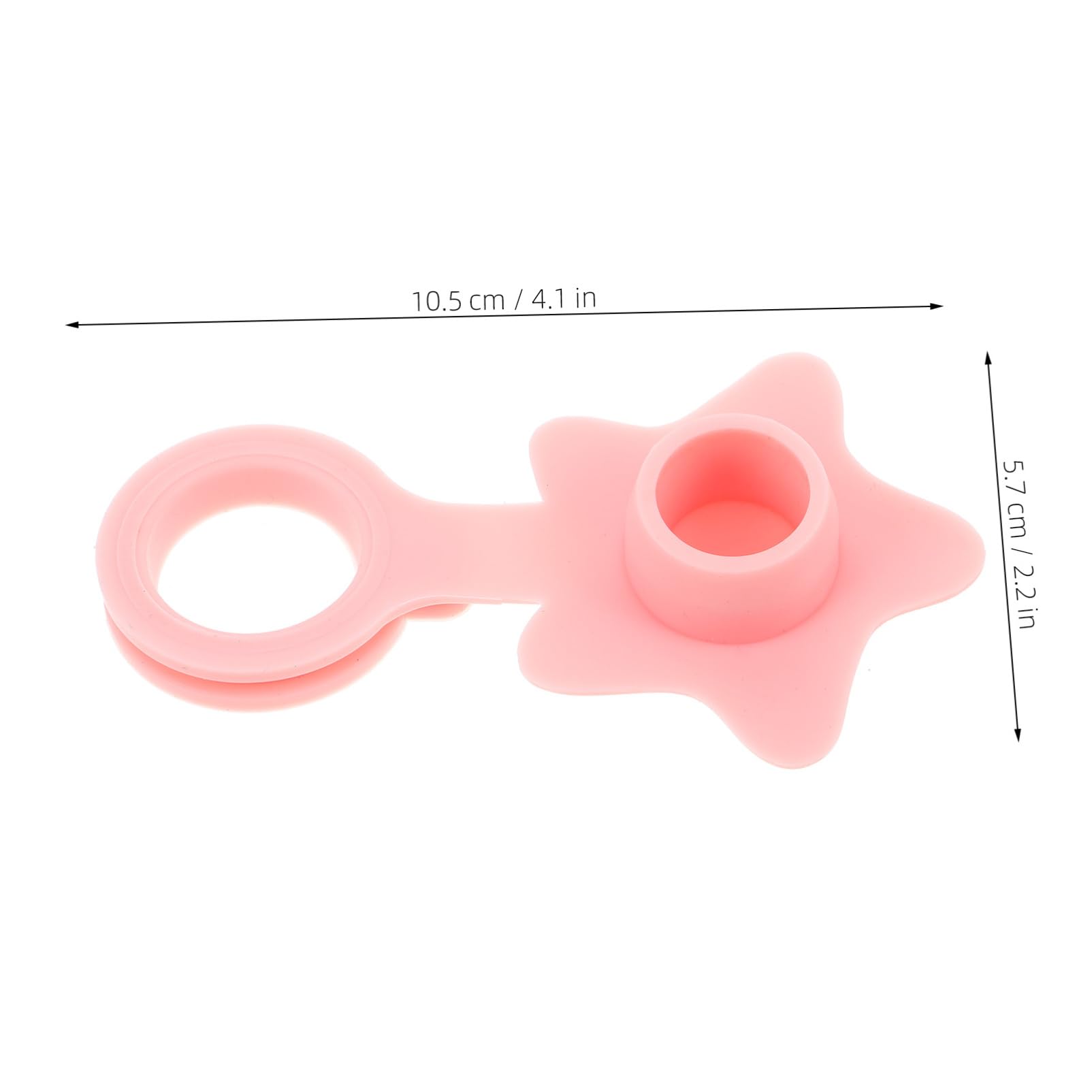 Cabilock 3Pcs Silicone Bath Plug Leak Bathtub Stopper for Home Hotel Bathrooms Stylish Star Pattern Design Secure Fit for Drain