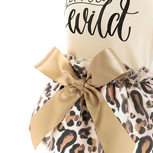 Leopard Dog Dress, Dog Clothes For Small Dogs Girl, Lightweight Dog Tutu Prom Birthday Wedding Dress Summer Princess Dresses Pet Outfit, Cat Apparel, Yellow, Small #TOP6