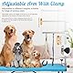 Svauoumu 48’’ Hund Haustier Pflege Tisch mit H-Form Arm & Nose, verstellbare Höhe, Pflege Tisch für Hunde zu Hause, Klappbarer Heavy Duty Haustier Pflege Tisch für Hunde Katzen