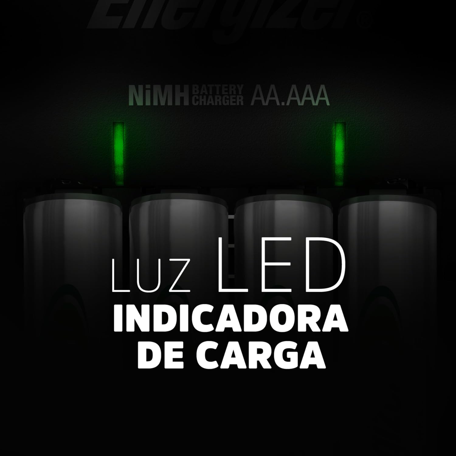 Energizer Cargador Pro - 4 Pilas AA 2000 mAh Incluidas - Compatible con Pila Recargable AAA y AA - Carga rápida en 4 Horas - Apagado automático para la protección contra sobrecarga