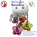 Bonka Bird Toys 1937 Bellpull Bird Toy Parrot Cage Toys Cages African Grey Conure Cockatiel.