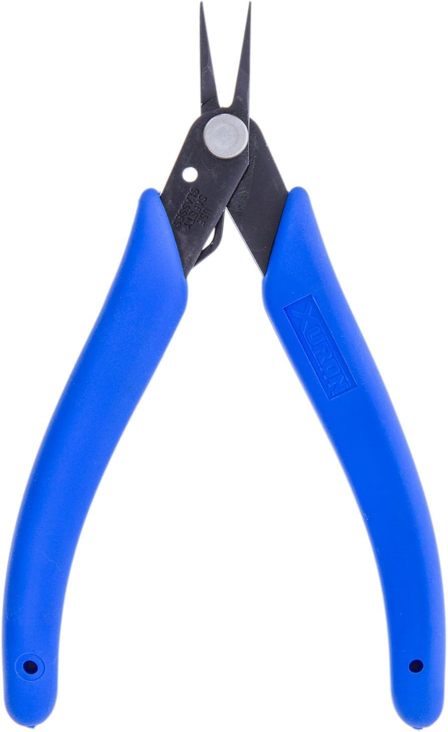 Grounded Pliers - Xuron® Small Tweezer Nose® - Blue Handles (452)
