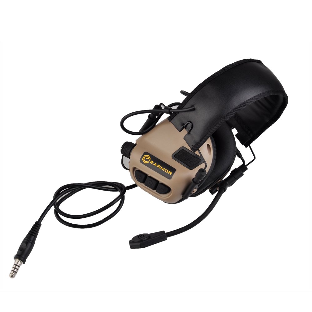 Casque de protection auditive électronique M32 - Supprime les bruits nocifs des coups de feu et amplifie les sons de faible niveau