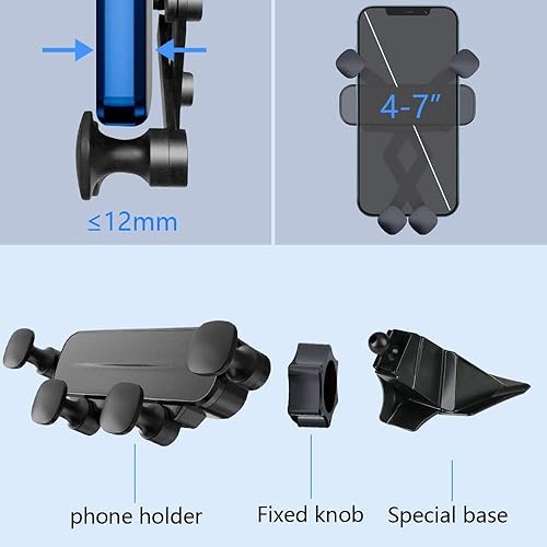 Miniatura 5 de LUNQIN Soporte para teléfono de coche para Honda CRV CR-V 2023, accesorios de automóvil, decoración interior, soporte para teléfono inteligente