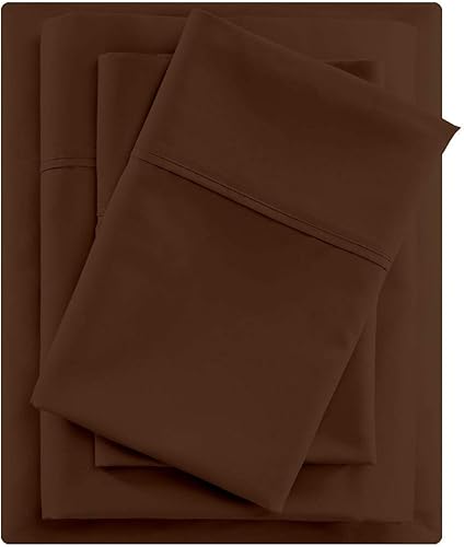 Miniatura 9 de Juego de sábanas tamaño King, juego de 4 piezas, sábanas de lujo para hotel, bolsillos profundos, fácil ajuste, transpirables y refrescantes