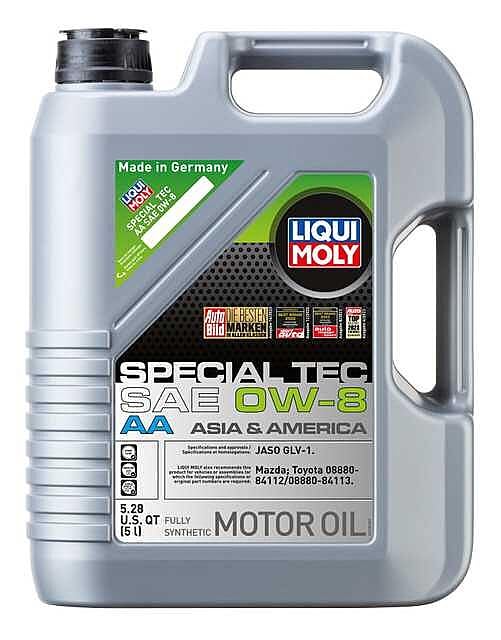 Liqui Moly Special Tec AA 0W-8 | Fully synthetic engine oil | 1 Liter | SKU: 22279