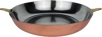 El Yap m  Bak r Tava, Modern Tasar m, Geni  Boy, 29 cm  ap x 6 cm Y kseklik, 1.5 mm Kal nl k