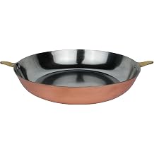 El Yap m  Bak r Tava, Modern Tasar m, Geni  Y zey, 25 cm  ap, 5 cm Derinlik