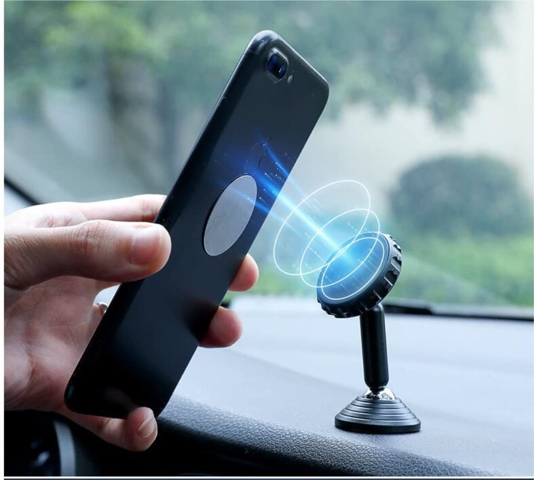 Supporto Auto Smartphone Supporto per telefono per auto Supporto per telefono magnetico universale magnetico compatibile con supporto per telefono cellulare per auto Rotazione a 360 gradi Staffa Di Na