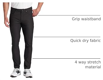 Puma Golf Men's 101 5 Pocket Pant, Puma Black, 36/30