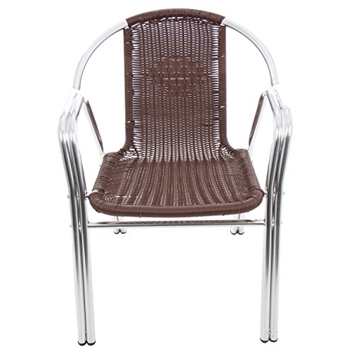 Sedia rattan Aluminio modello MCR024 Confezione da...