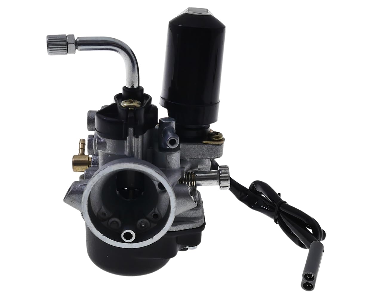 2EXTREME carburateur 17,5 millimètres, starter compatible avec Sfera, Storm | Kit carburation SPORT, raccords huile et dépression; prise électrique à vérifier, compatible avec PIAGGIO Diesis 50, Fly 50