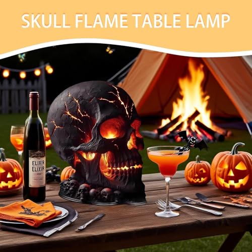 Lampe squelette de table : sublimer une décoration de fête