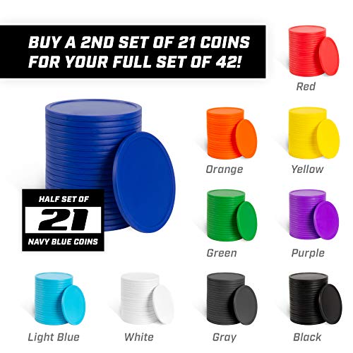 Image of GoSports Replacement Game Coins for Giant Game Sets Only - Choose Your Color