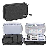 LUXJA Diabetic Supplies Travel Case, Storage Bag for Glucose Meter and Other Diabetic Supplies (Bag Only), Black